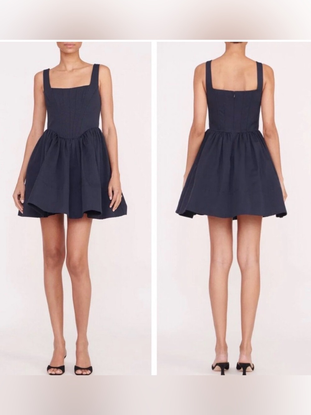 NWT Staud Landscape Dress in Navy size 4